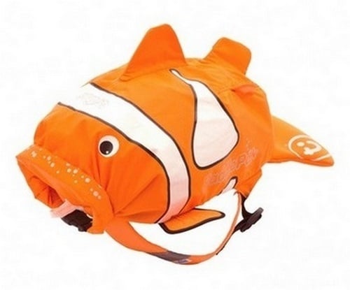 E-shop Trunki Paddlepak Nepremokavý Batoh, Klaun Chuckles, oranžová