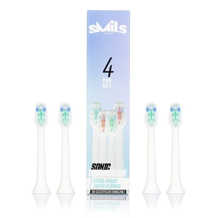 E-shop VITAMMY SMILS MIX 1 Náhrady na zubnú kefku SMILS, 4ks v balení