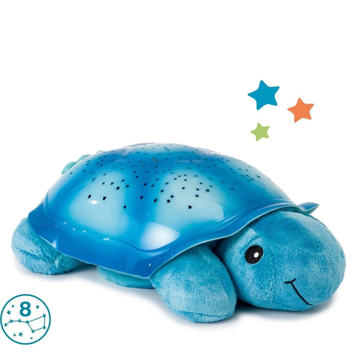 E-shop Cloud b Cloud b® Twilight Turtle™- Nočné svetielko, Korytnačka, modrá, 0m+
