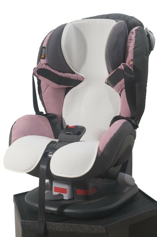 Kuli-Muli Vložka do autosedčky proti poteniu, 9-18 kg, biela