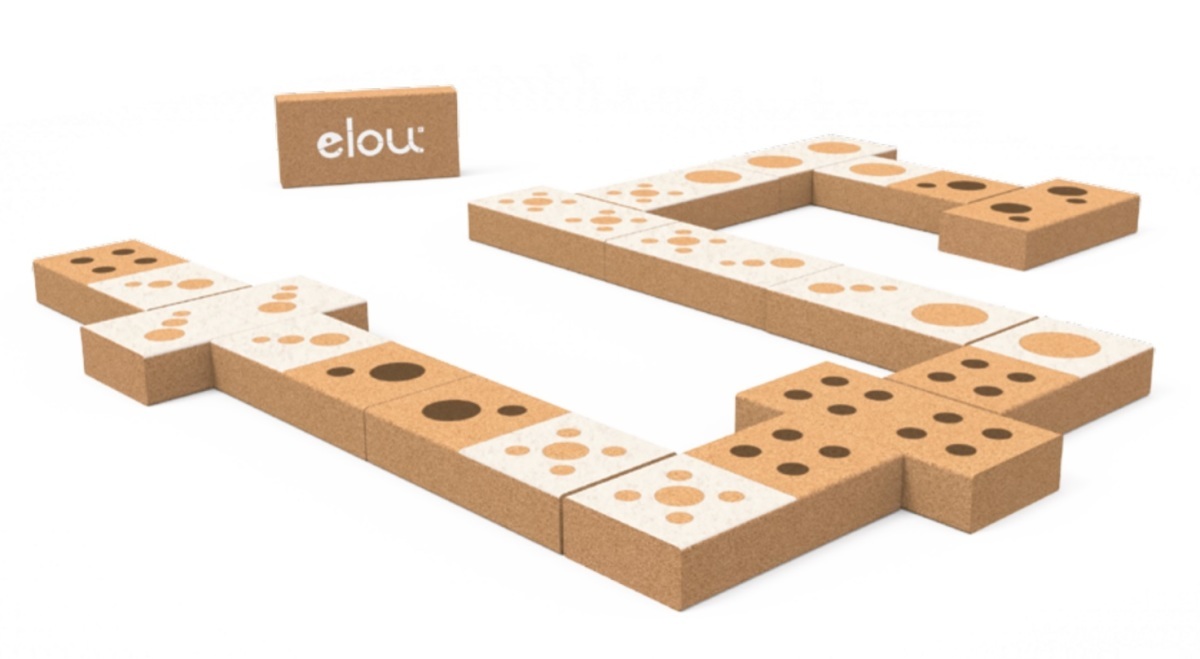 E-shop Elou Ekologické korkové kocky - Domino