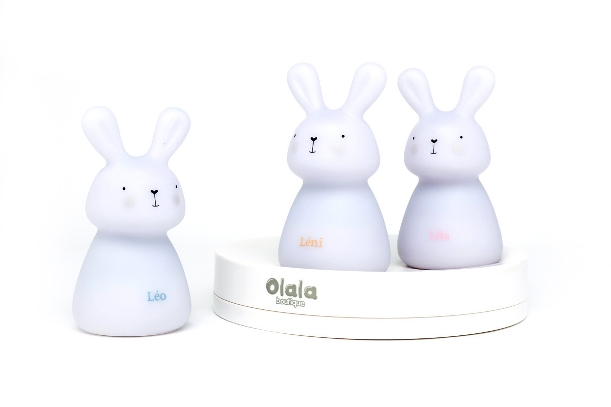 E-shop Olala Boutique LED Nočné svetlo, Zajkovia, 3ks