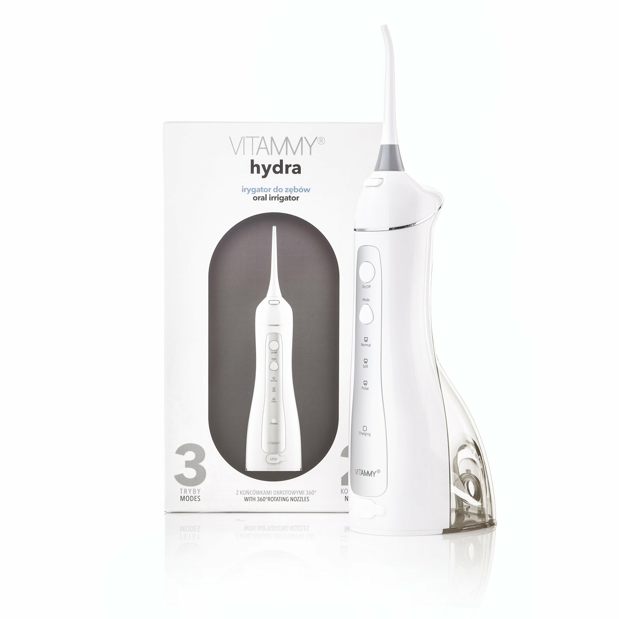 E-shop VITAMMY HYDRA Zubná sprcha, biela