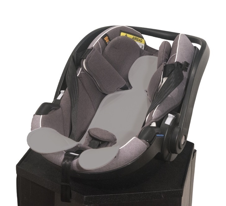 Kuli-Muli Vložka do autosedčky proti poteniu, 0-13 kg, šedá