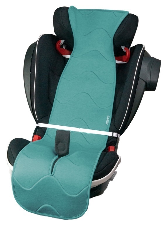 Kuli-Muli Vložka do autosedčky proti poteniu, 15-36 kg, tmavá tyrkysová