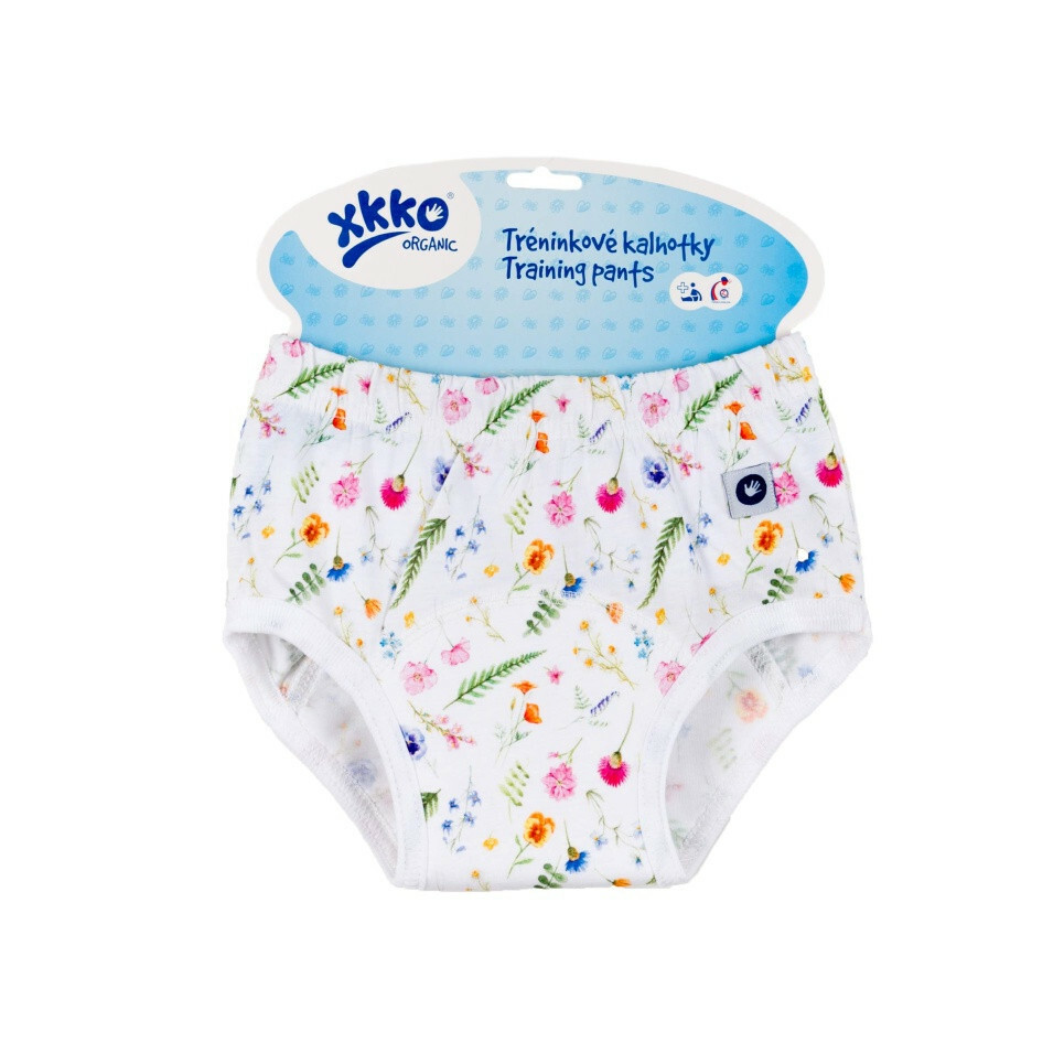 E-shop XKKO Tréningové nohavičky Organic - Summer Meadow, veľkosť S