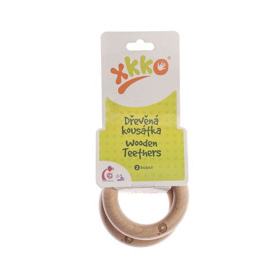 E-shop XKKO Hryzátko z javorového dreva, Krúžky