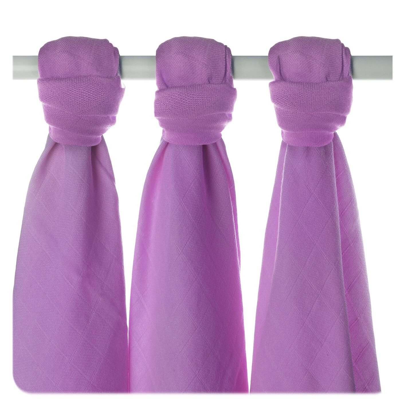 E-shop XKKO BMB Bambusová plienka 70x70, Lilac, (3ks)