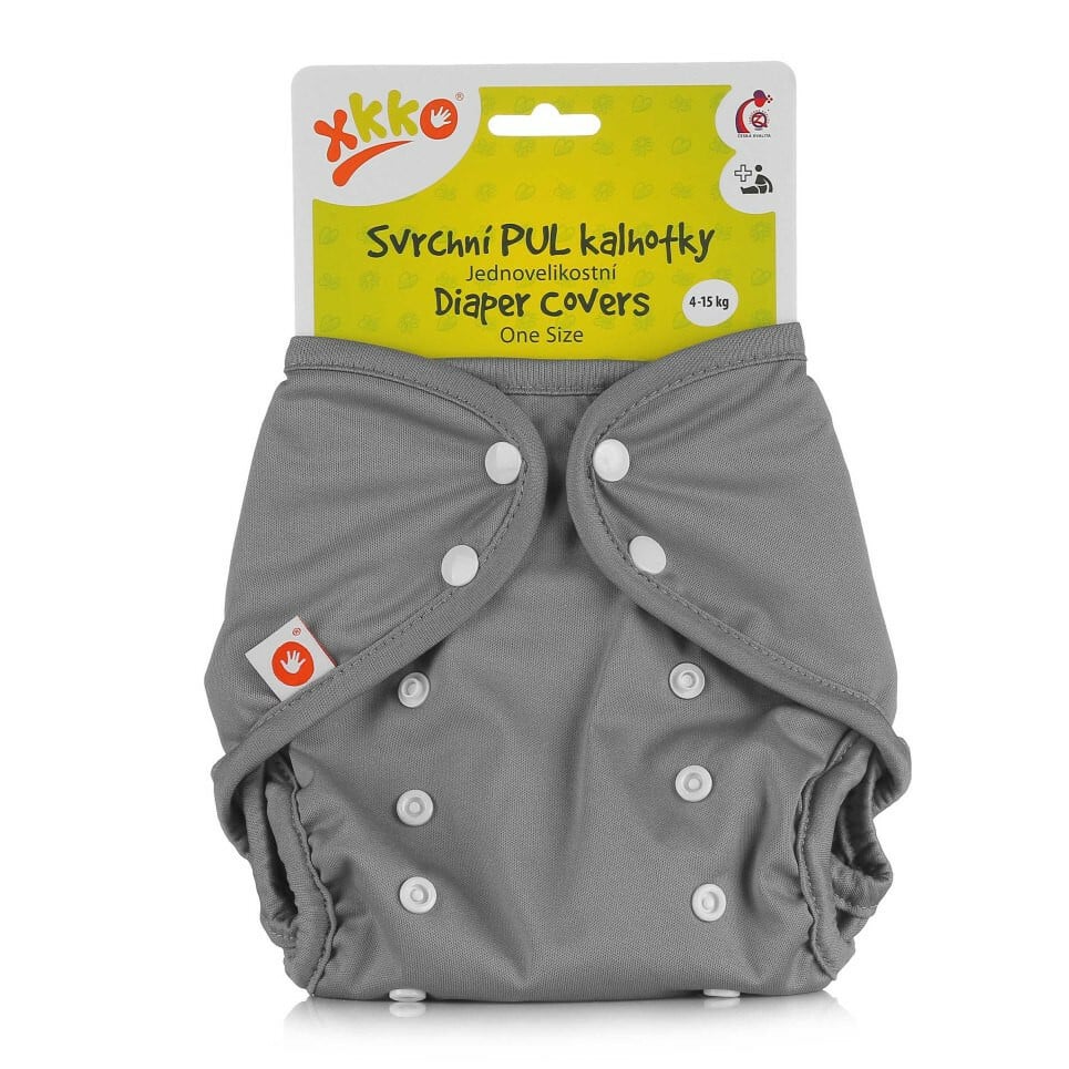 E-shop XKKO Vrchné plienkové nohavičky One Size - Grey