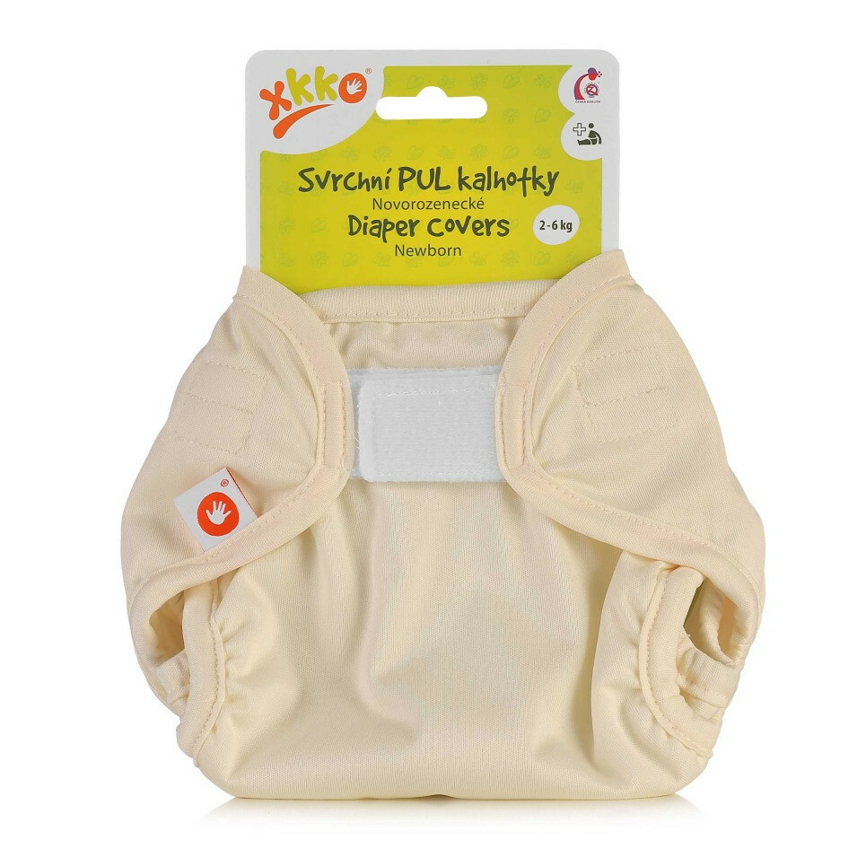 E-shop XKKO Vrchné plienkové nohavičky, Newborn - Pastel Yellow