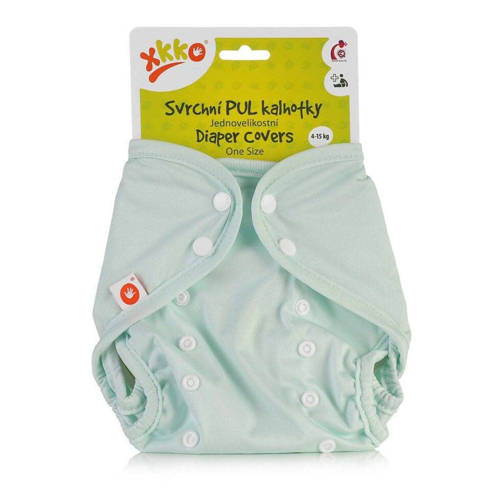 E-shop XKKO Vrchné plienkové nohavičky One Size - Pastel Mint