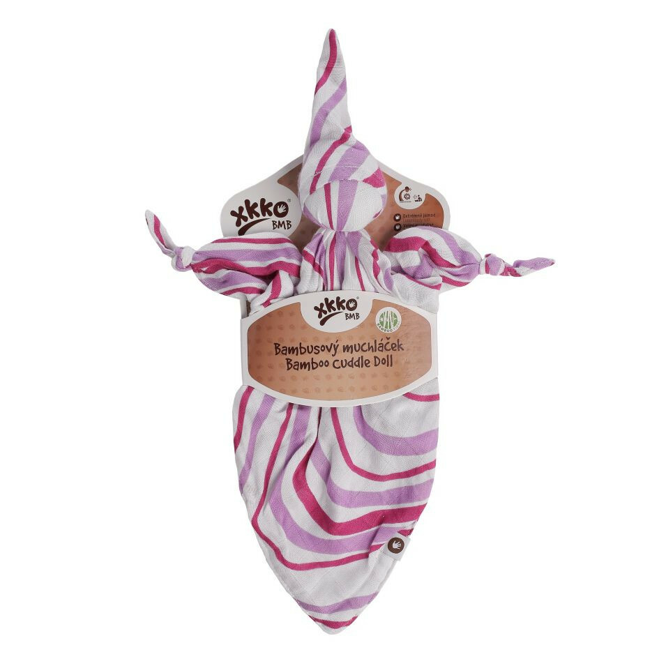 E-shop XKKO Bambusový maznáčik - Lilac Waves