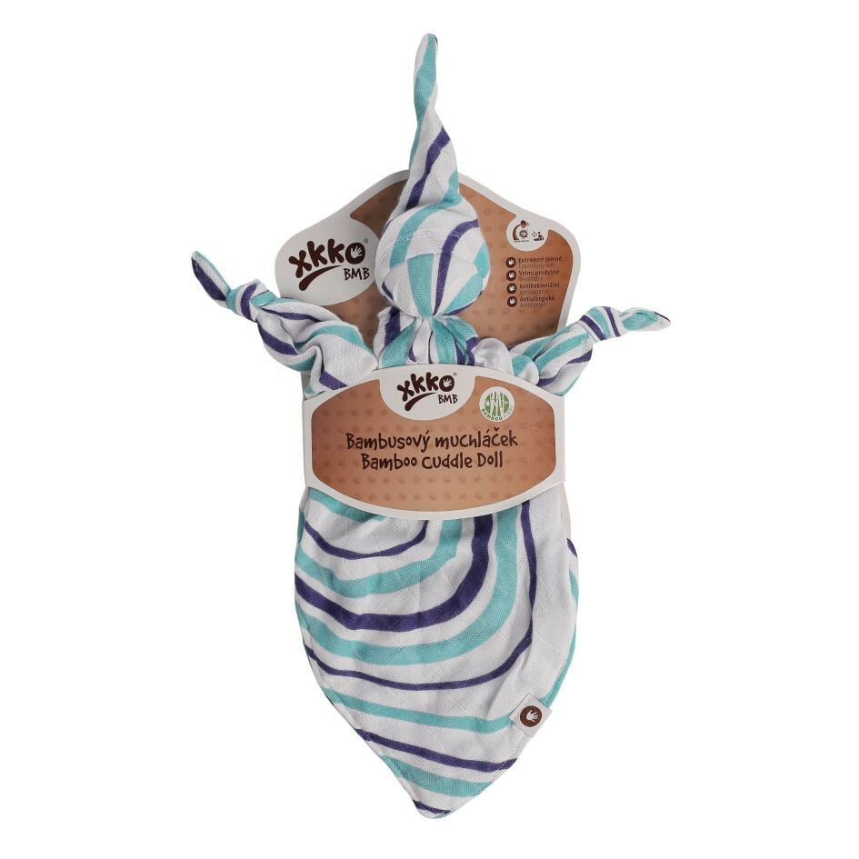E-shop XKKO Bambusový maznáčik - Ocean Blue Waves
