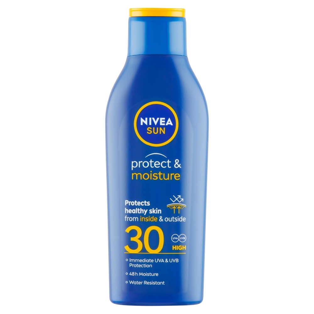 E-shop NIVEA Sun Protect & Moisture Hydratačné mlieko na opaľovanie OF 30, 200 ml