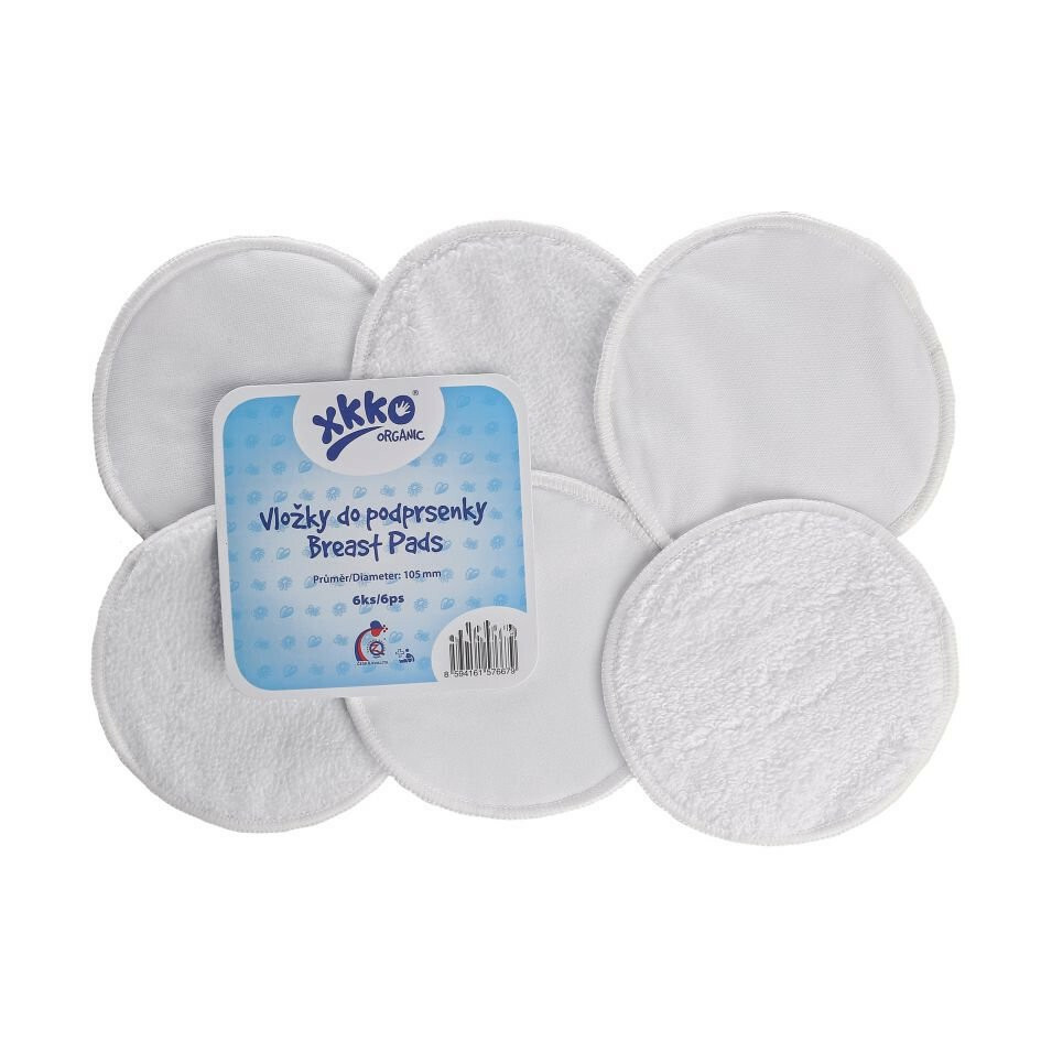 E-shop XKKO Organic Froté vložky do podprsenky, 6ks