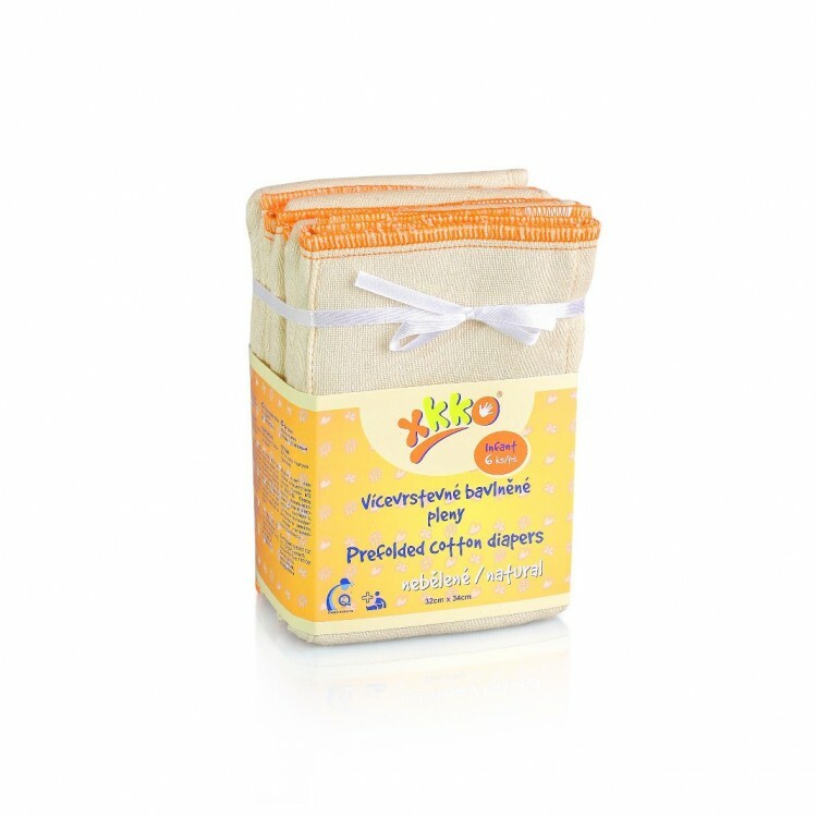 E-shop XKKO Classic Viacvrstvové plienky (4/8/4) NATURAL - Infant