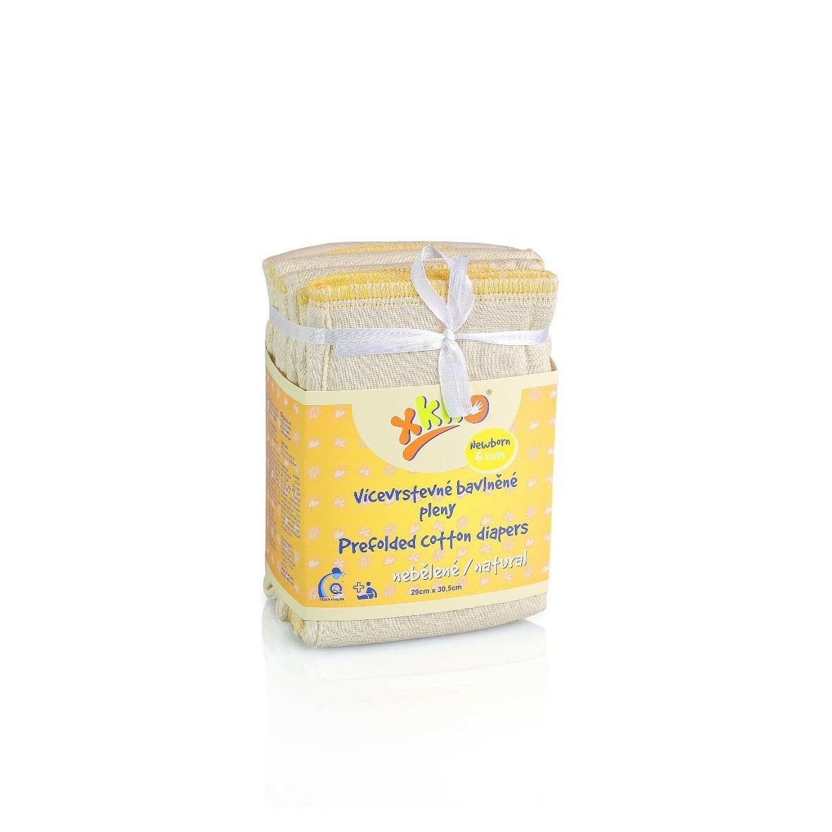 E-shop XKKO Classic Viacvrstvové plienky (4/8/4) NATURAL - Newborn