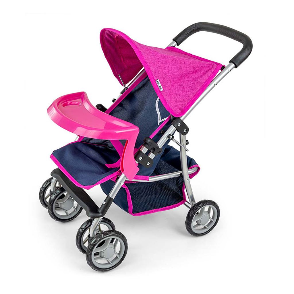 E-shop Detský športový kočík pre bábiky Milly Mally Kate Prestige Navy - 52388