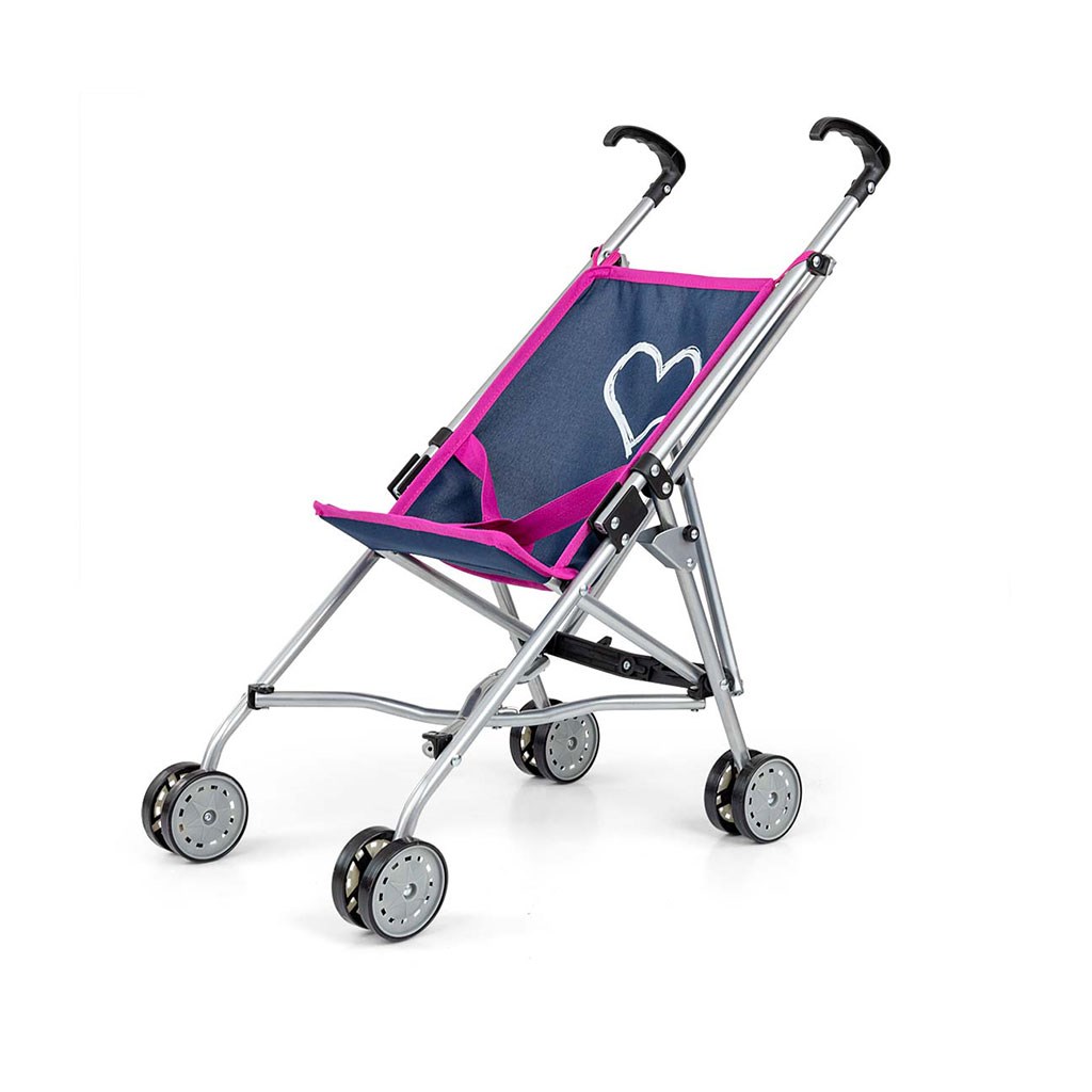 E-shop Detský golfový kočík pre bábiky Milly Mally Julia Prestige Navy - 52353