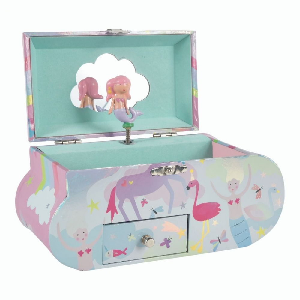 E-shop 43P6387 Floss&Rock Hudobná Šperkovnica oválna Fantázia