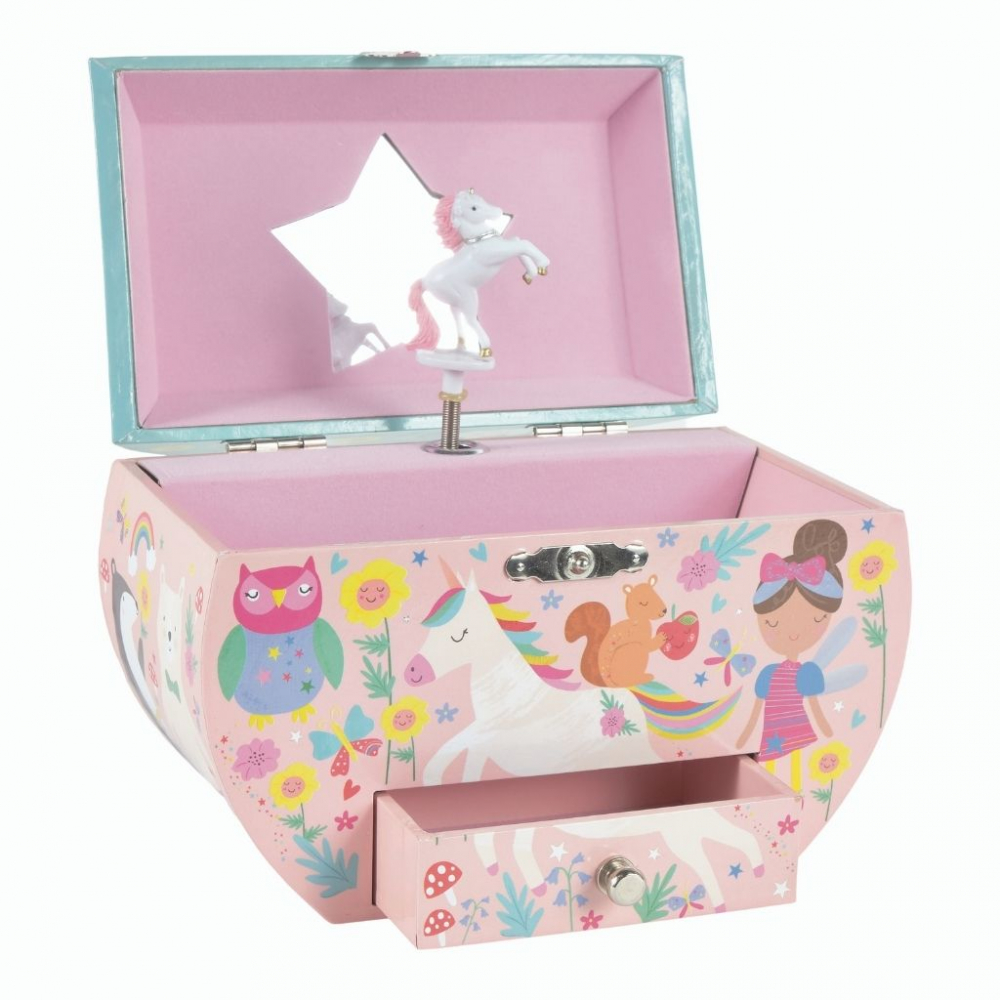 E-shop 43P6388 Floss&Rock Hudobná Šperkovnica oválna Dúha