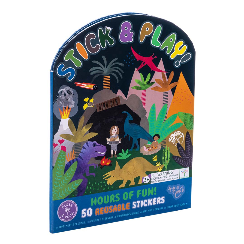 E-shop 46P6524 Floss&Rock Zošit s nálepkami Dinosaurus