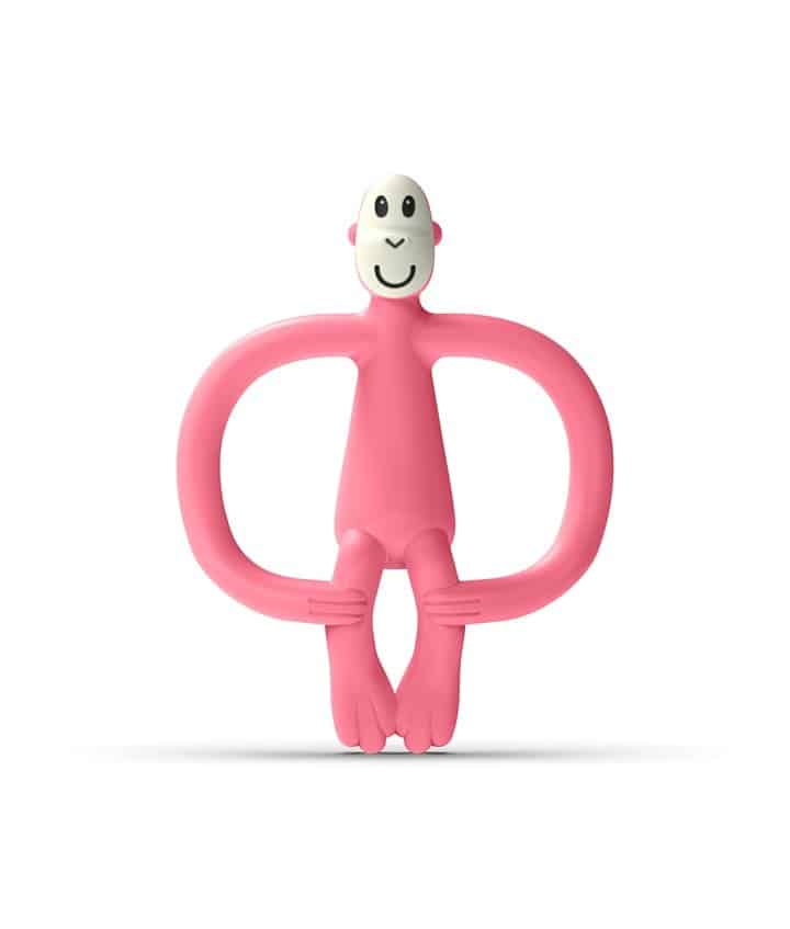 E-shop HRYZÁTKO A ZUBNÁ KEFKA MATCHSTICK MONKEY TEETHER PINK