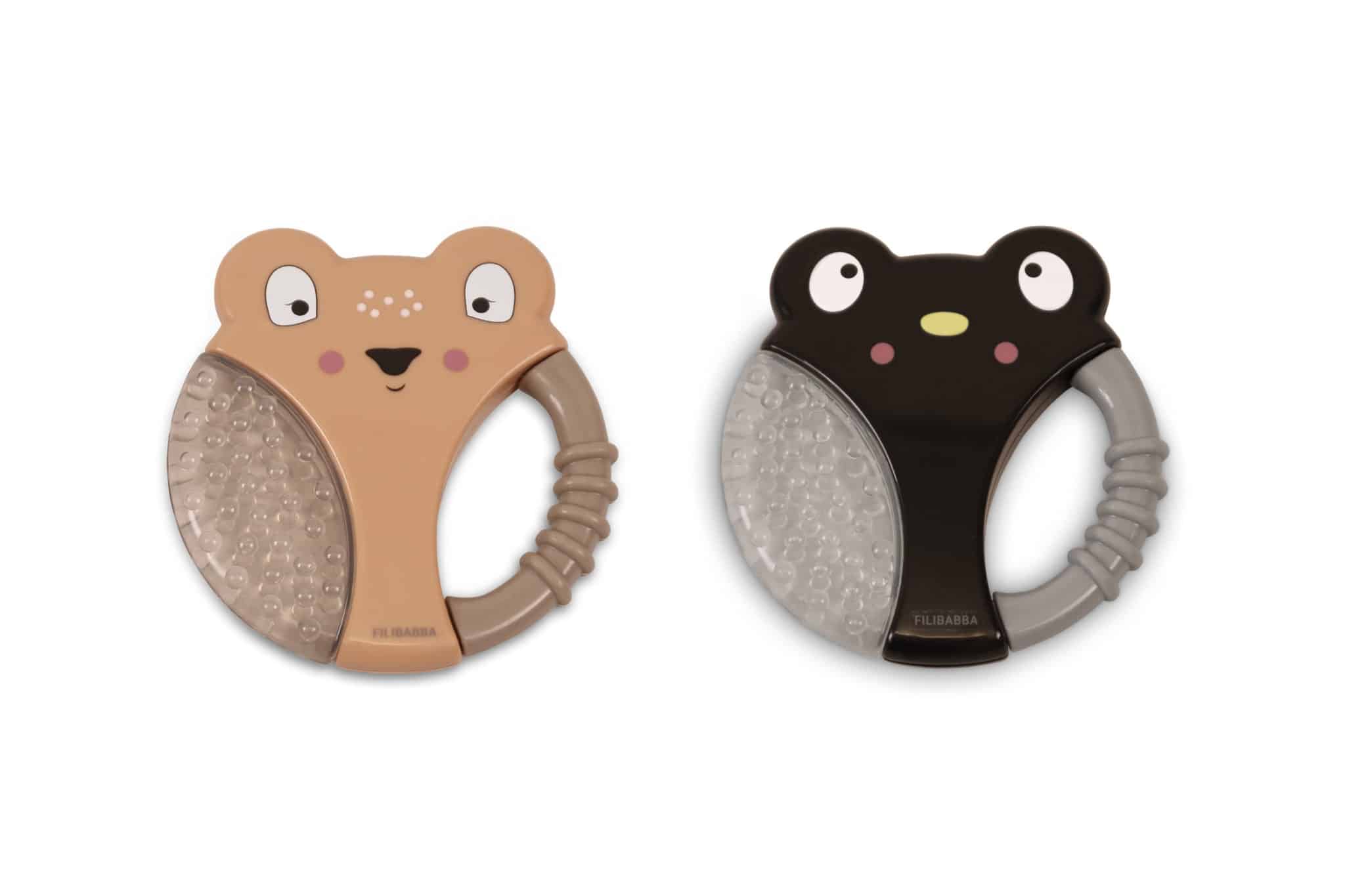 E-shop FILIBABBA chladiace hryzátka tučniak a jeleň, 2 ks v balení