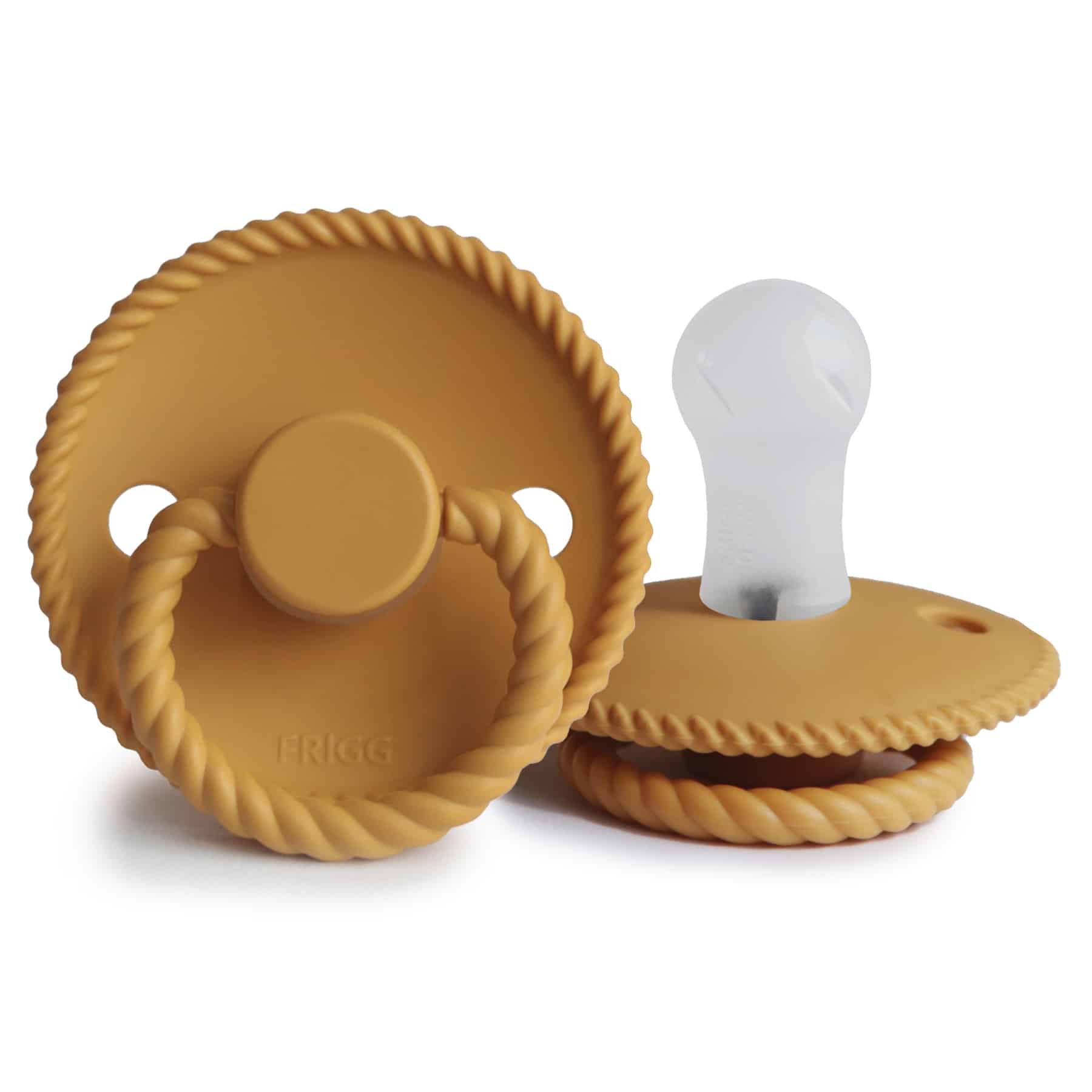 CUMLÍK FRIGG ROPE HONEY GOLD, 0-6M, SILIKÓN