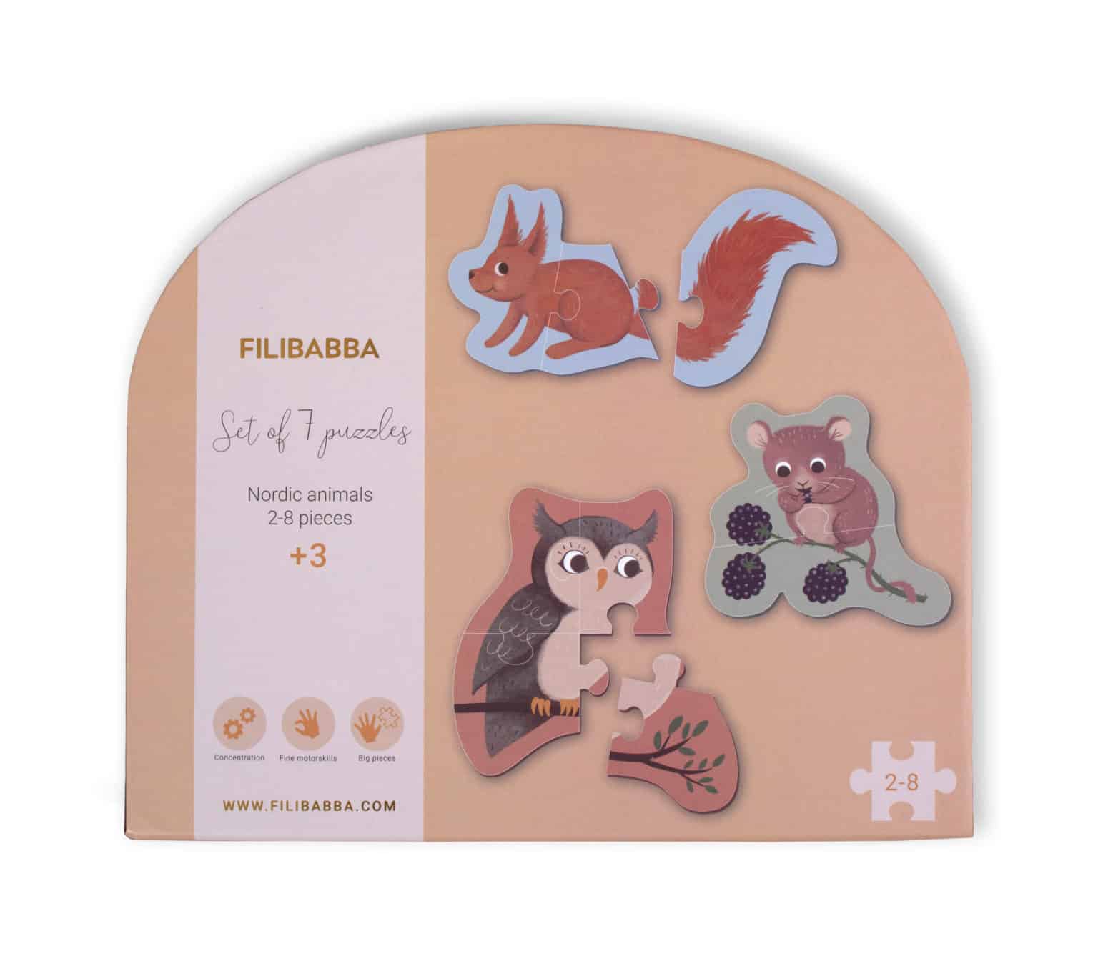 E-shop FILIBABBA SADA 7 PUZZLE – SEVERSKÉ ZVIERATKÁ