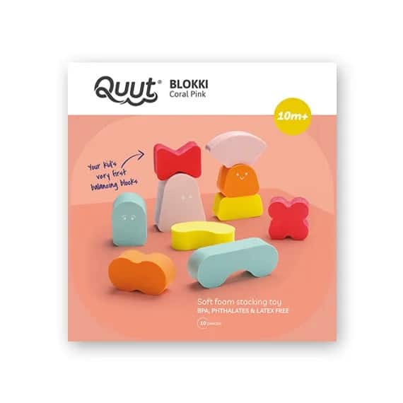 E-shop QUUT BLOKKI BALANČNÁ HRAČKA CORAL PINK