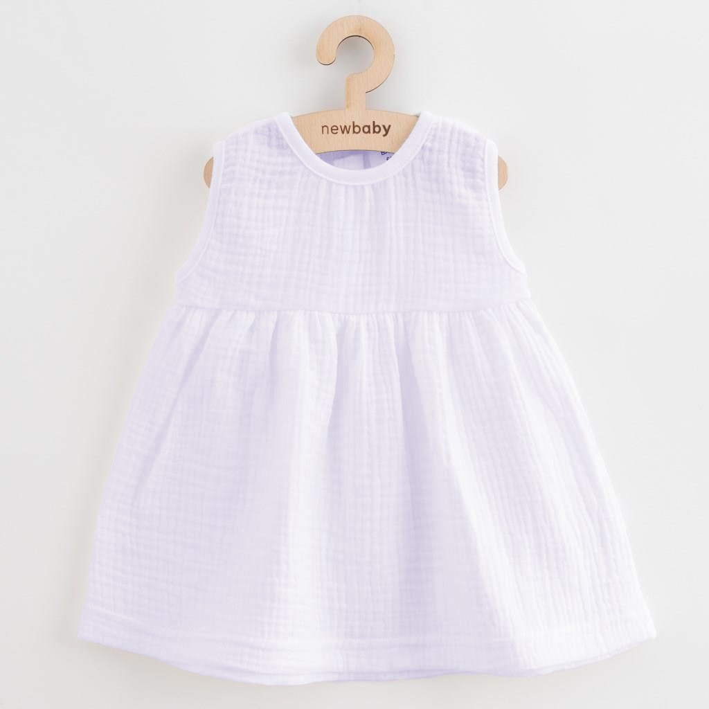 E-shop Dojčenské mušelínové šaty New Baby Elizabeth, 68 (4-6m) - 51748