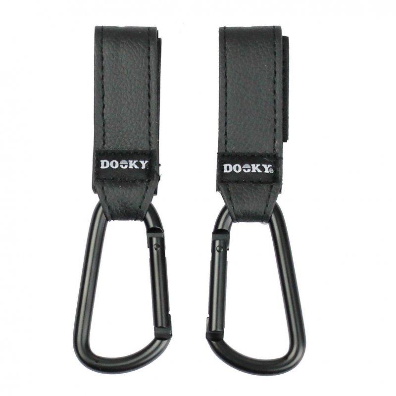 E-shop Dooky Háčiky Buggy Hook SMALL 2ks Black