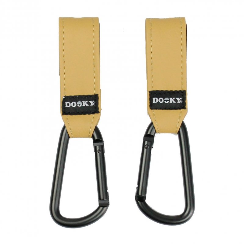 E-shop Dooky Háčiky Buggy Hook SMALL 2ks Brown