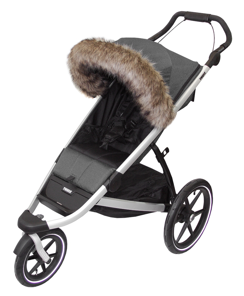 E-shop Emitex Dekoratívna kožušinka na kočík, Beige