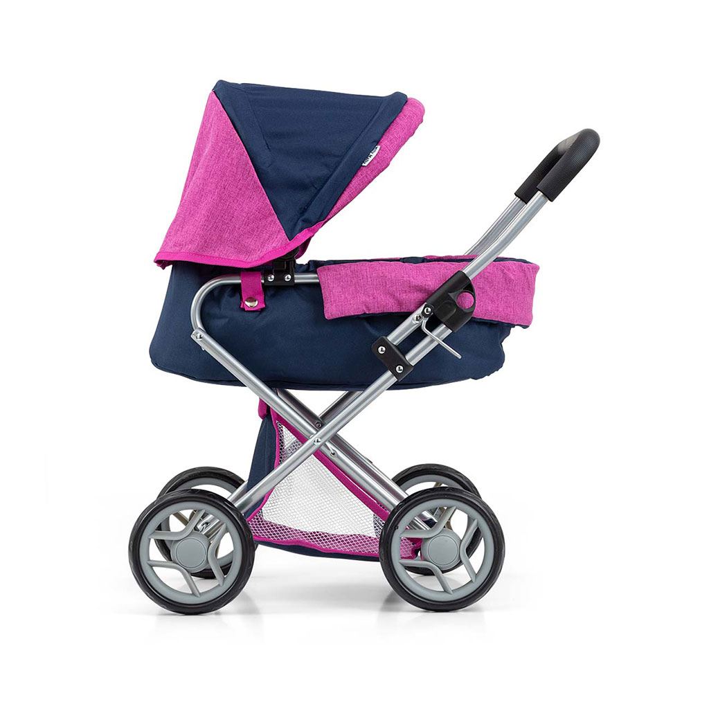 E-shop Detský kočík pre bábiky Milly Mally Alice Prestige Navy - 52855