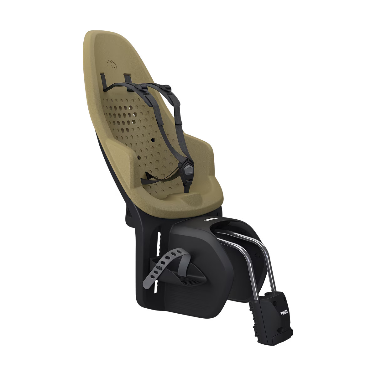 Thule zadná cyklosedačka Yepp 2 Maxi na rám bicykla, fennel tan