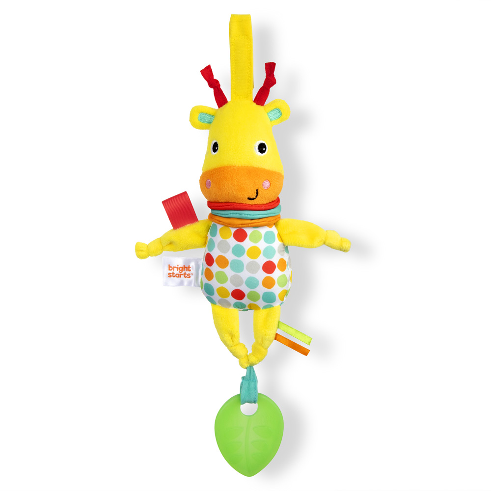 E-shop BRIGHT STARTS Hračka s melódiou na C krúžku Pull, Play & Boogie™ žirafa 0m+