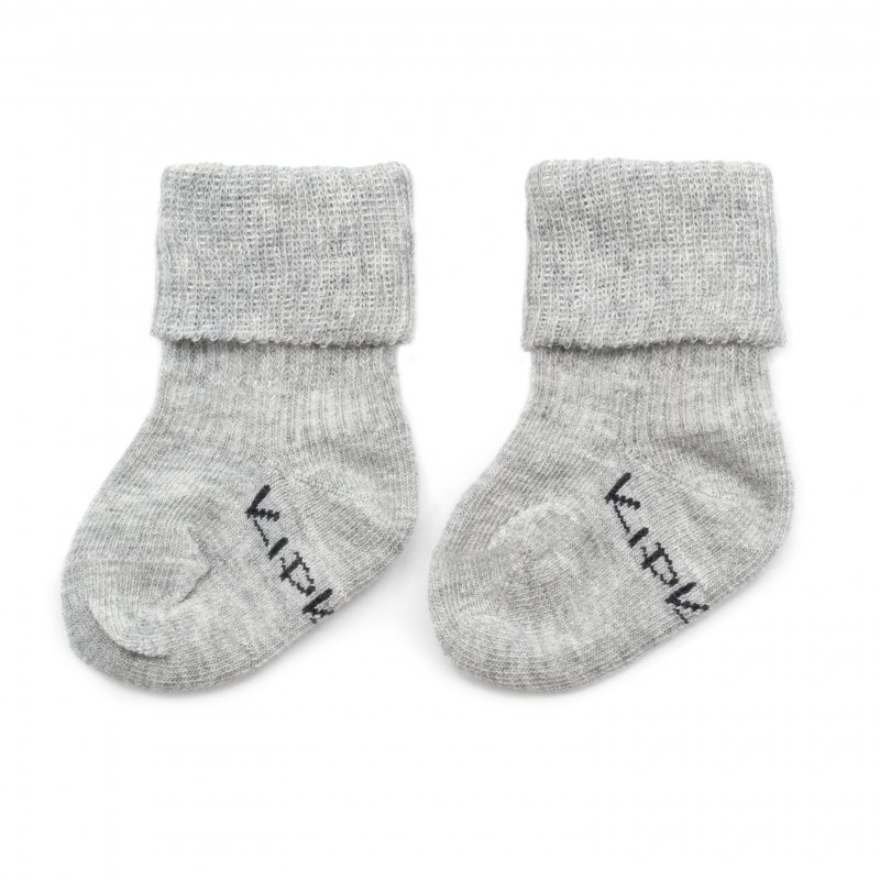 E-shop KipKep Detské ponožky Stay-on-Socks NEWBORN 1pár Grey