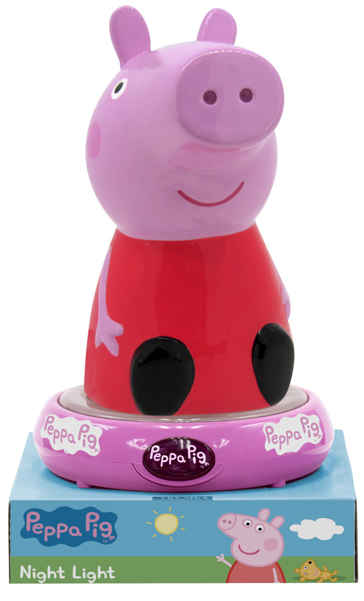 E-shop Kids Euroswan 3D nočné svetlo, Peppa Pig