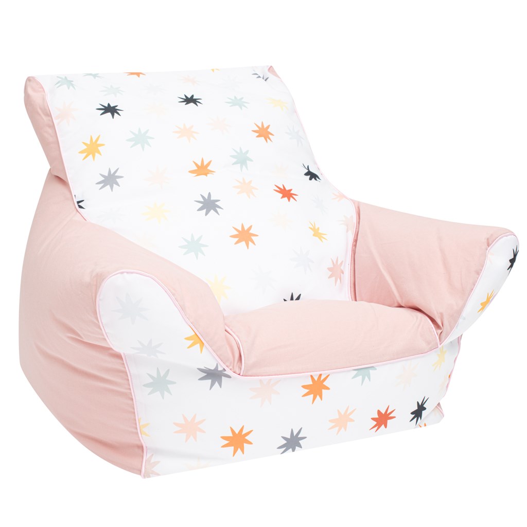 E-shop Detské kreslo plnené guličkami New Baby ružová - 52582