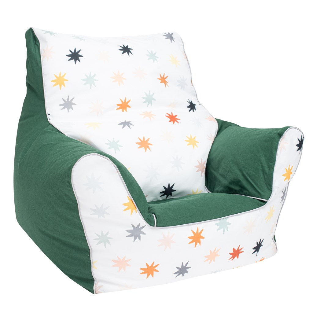 E-shop Detské kreslo plnené guličkami New Baby zelená - 52583