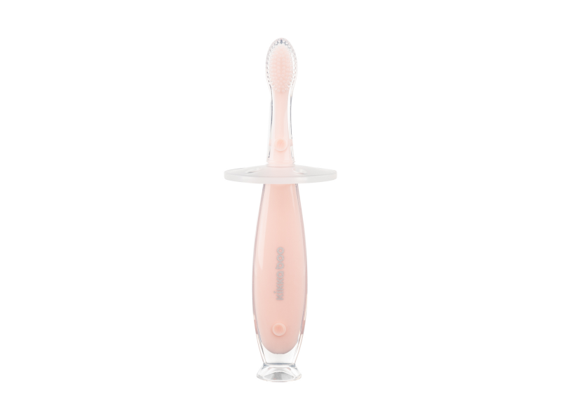 E-shop KikkaBoo Silikónová kefka s prísavkou Softy Pink