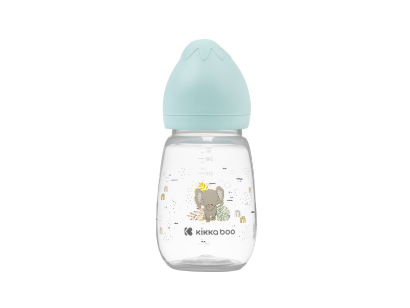 E-shop KikkaBoo Dojčenská fľaša 260ml 3m+ Savanna Mint