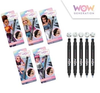 E-shop Kids Euroswan Ceruzka na oči s pečiatkou na ozdobenie tváre, WOW Generation