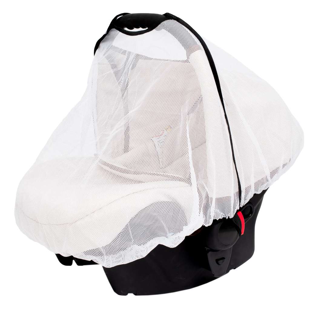 E-shop Moskytiéra na autosedačku New Baby Basic biela - 53134