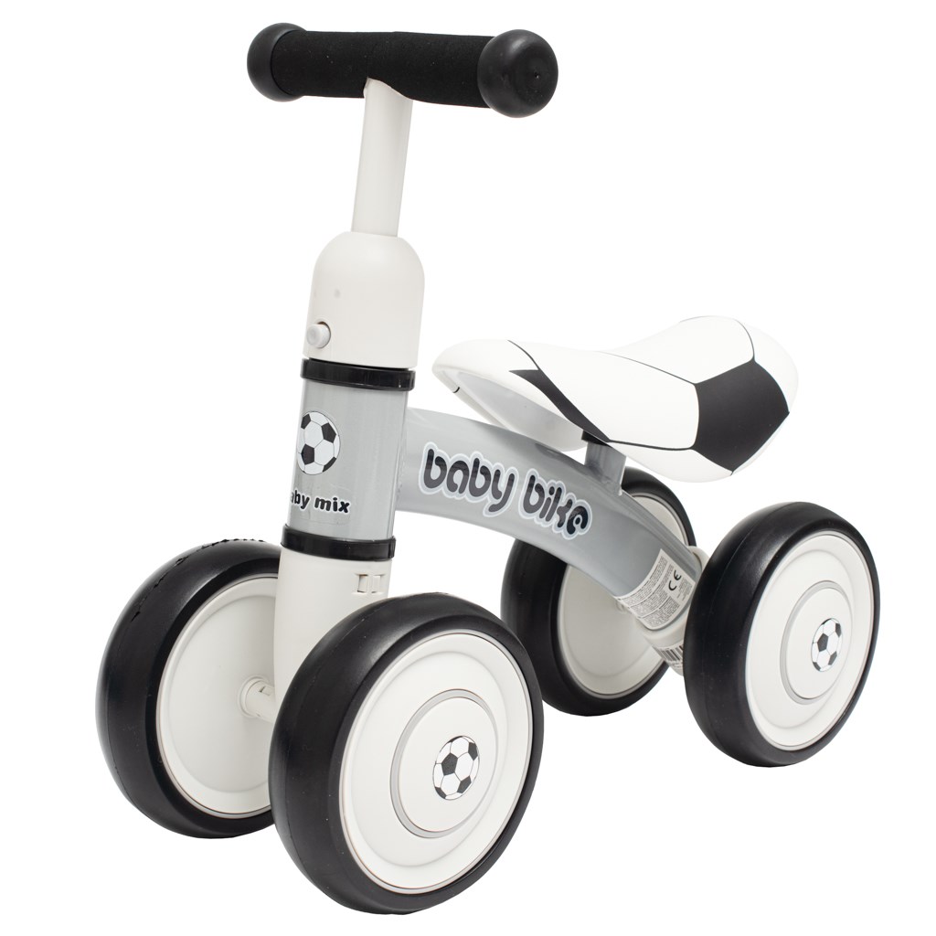 E-shop Detské odrážadlo Baby Mix Baby Bike Čierna biela football - 51009