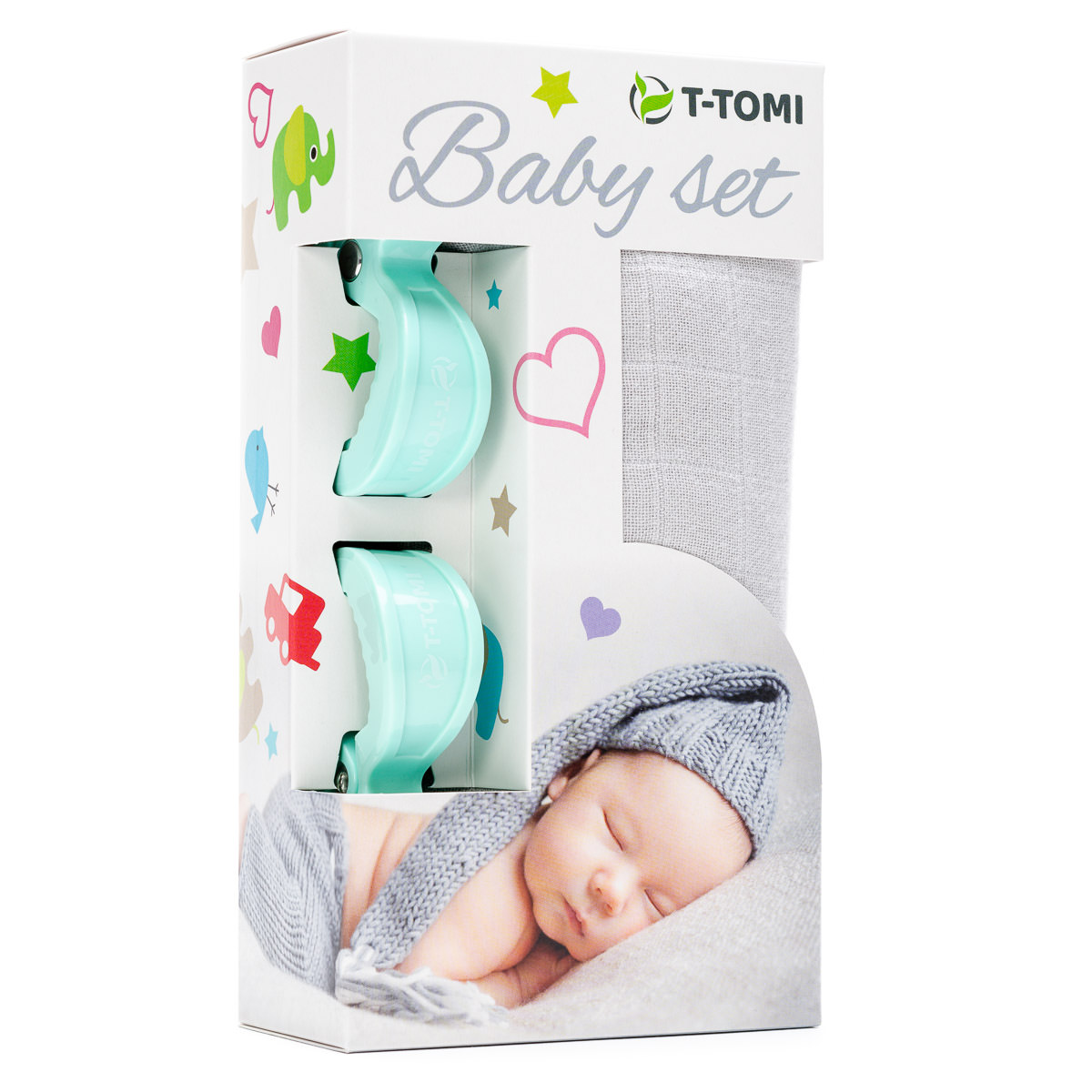 E-shop T-TOMI BABY SET - Grey