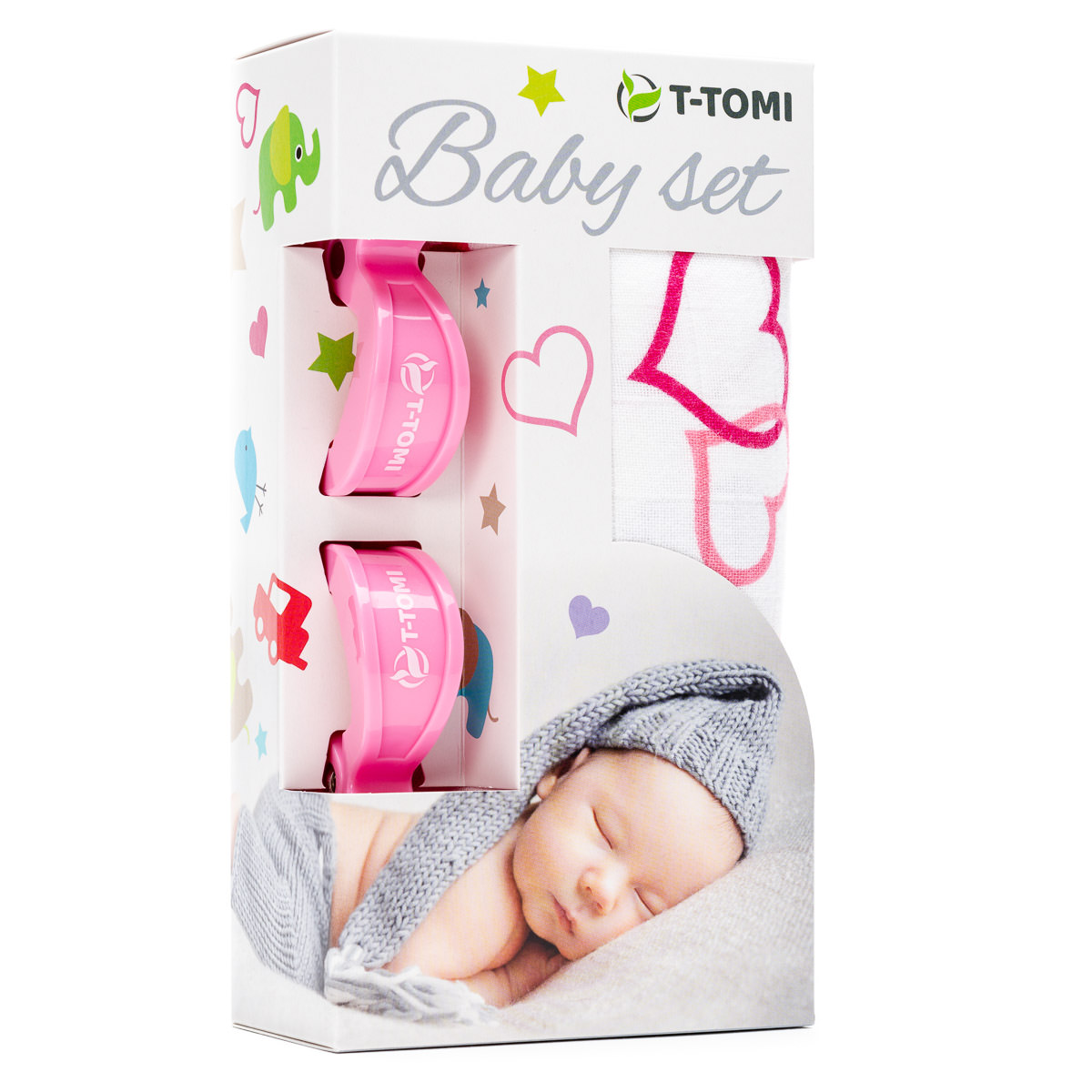 E-shop T-TOMI BABY SET - Hearts