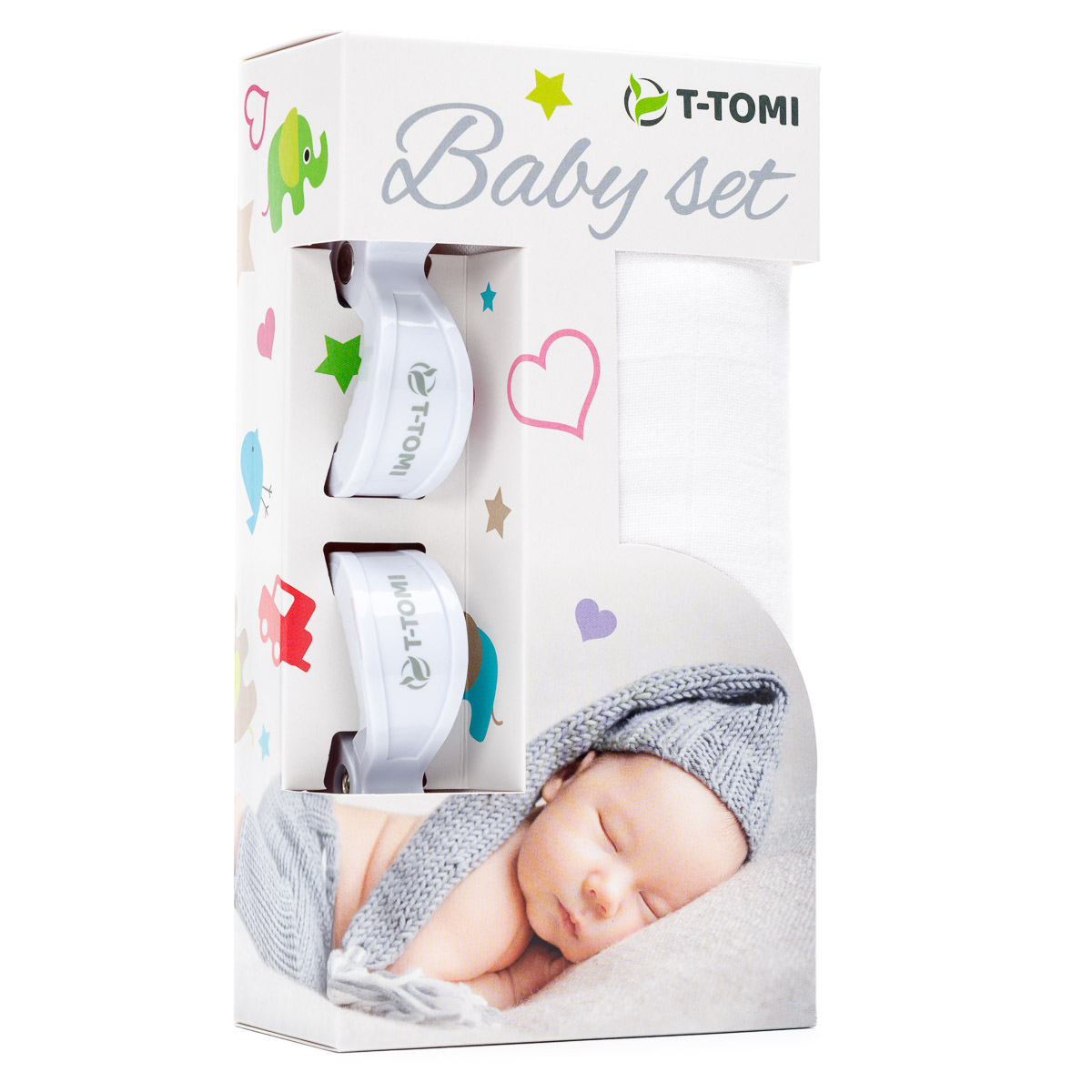 E-shop T-TOMI BABY SET - White